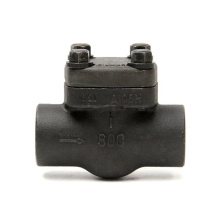 BS 5352 Hot Sale Class 800 Carbon Steel A105 Forged Steel Threaded NPT End Swing Check Valve